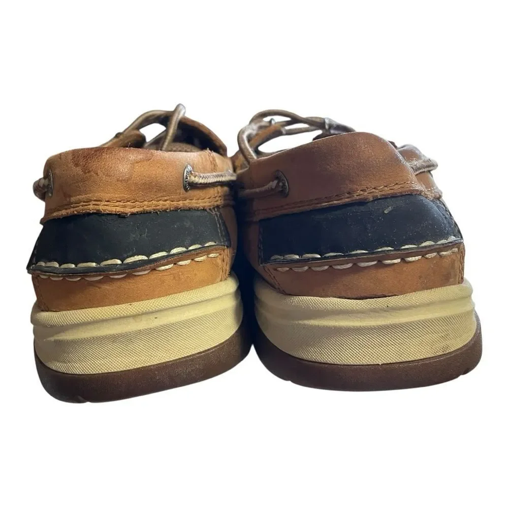 Sebago Brown Boat Shoes with‎ Moccasin Style and Low-Profile Design